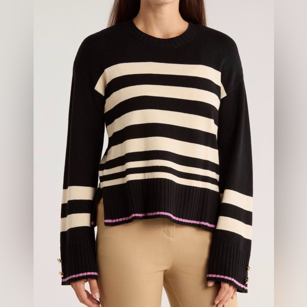 Stripe Crewneck Sweater